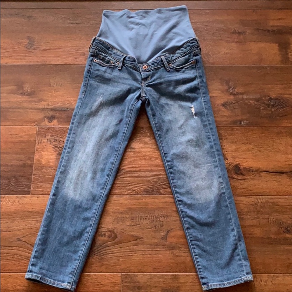 H&M Mama Girlfriend Fit Ankle Maternity Jeans